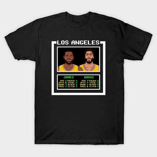 NBA JAM - Los Angeles T-Shirt by THEDFDESIGNS